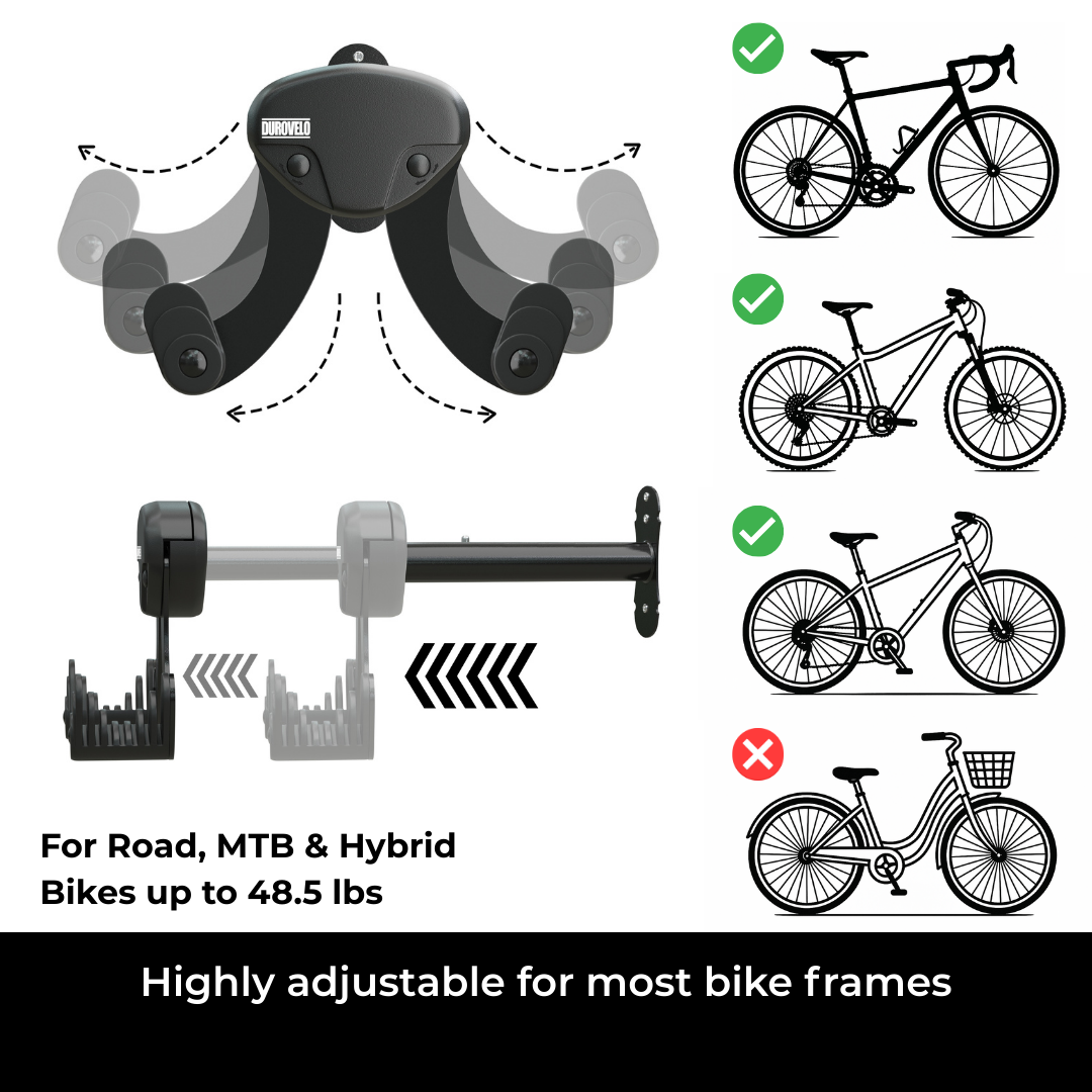 Durovelo VeloElevate – Bike Wall Mount