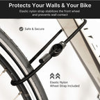 Durovelo Bike Wall Mount - Horizontal Garage Bike Storage System