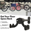 Durovelo Bike Wall Mount - Horizontal Garage Bike Storage System